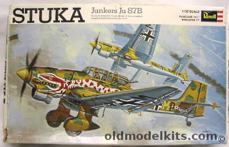 Revell 1/32 Junkers Ju-87B Stuka 'The Snake', H298 plastic model kit